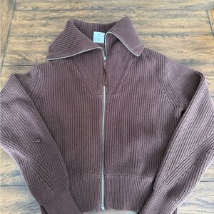 Varley zip up sweater